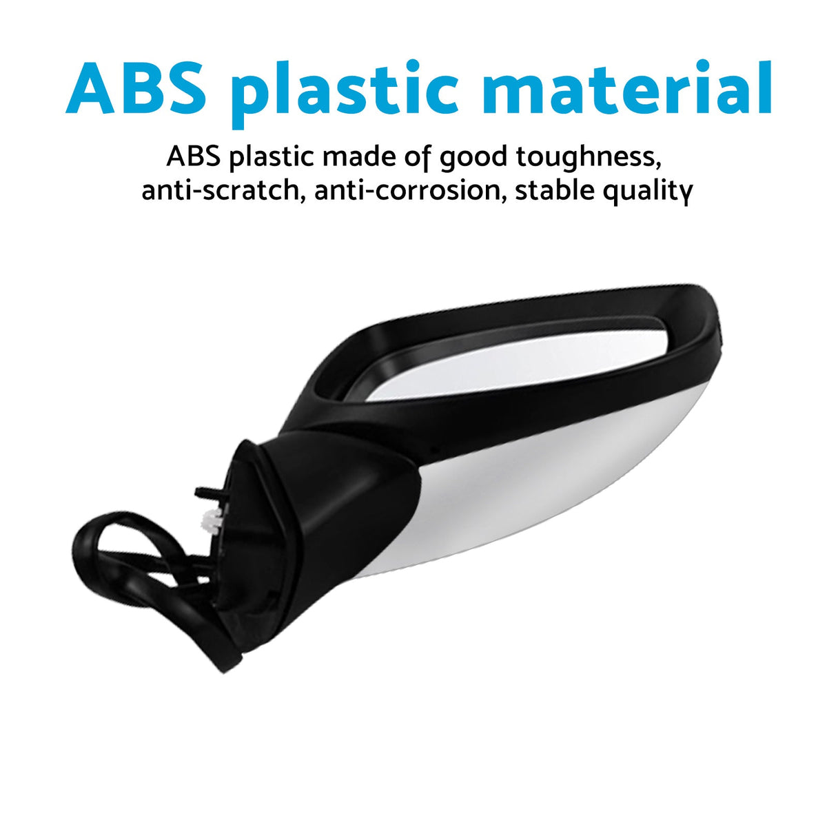 Door Mirror Silver Suitable for Mazda CX-5 KF With Blind Spot 9 Wires