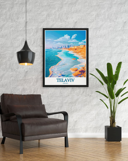 Israel Home Decor - Dead Sea  Art Prints  - Tel Aviv Canvas Art