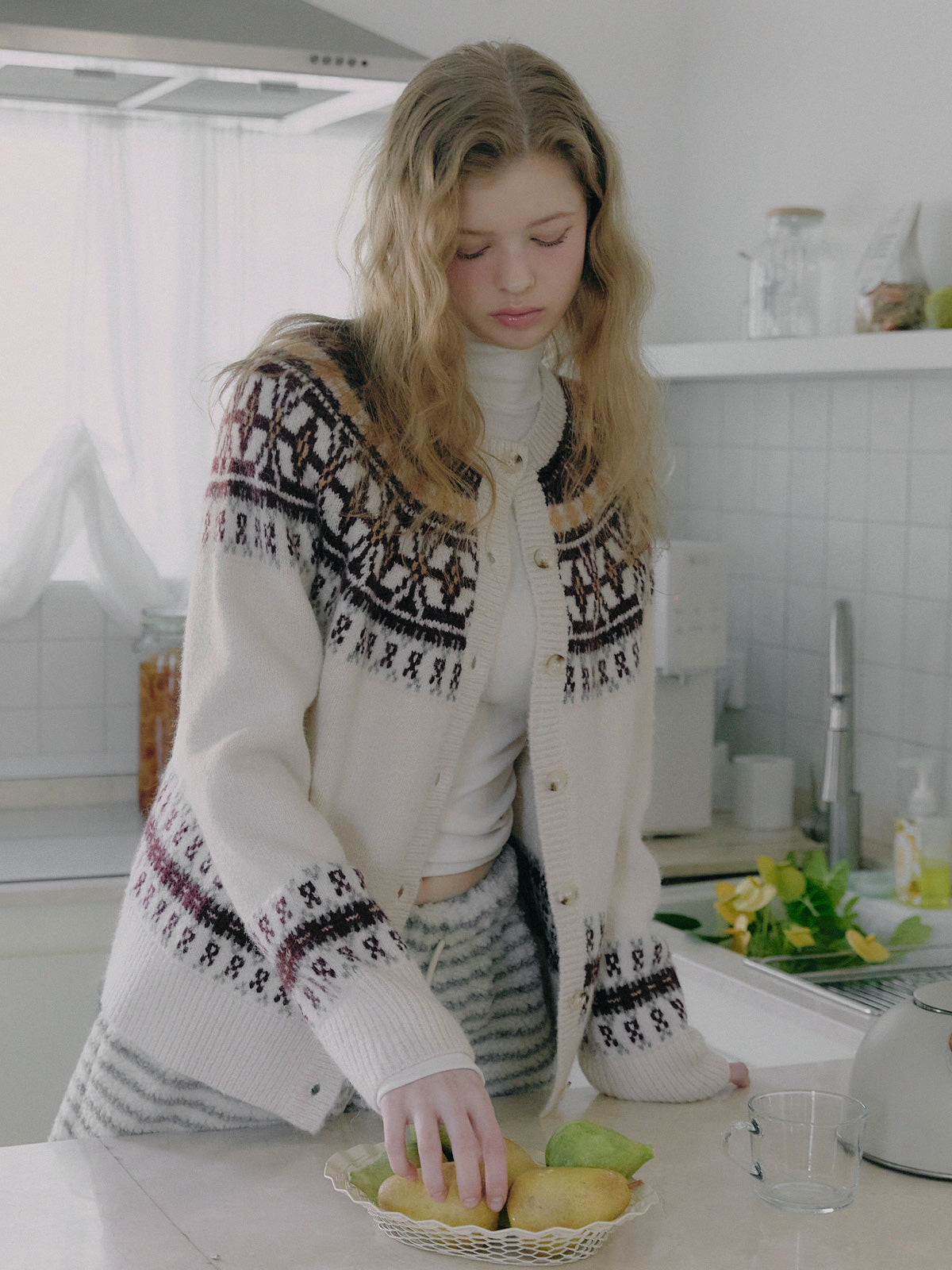 Epin Nordic Knit Cardigan