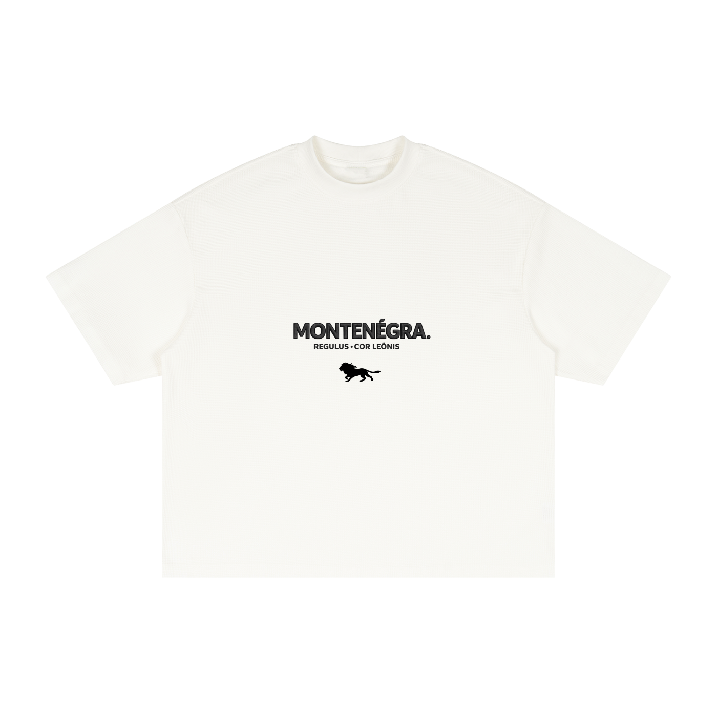 Montenegra Textured Waffle Washed Boxy T-Shirt