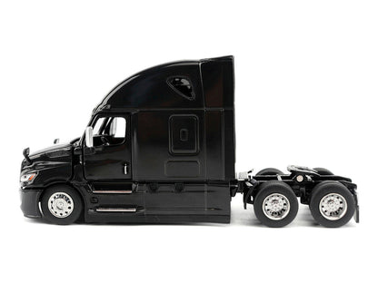 2025 Freightliner Cascadia Gen-5 Sleeper Cab Truck Tractor Night-Shift Black "Transport Series" 1/64 Diecast Model by Diecast Masters