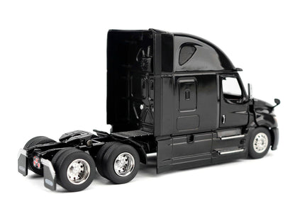 2025 Freightliner Cascadia Gen-5 Sleeper Cab Truck Tractor Night-Shift Black "Transport Series" 1/64 Diecast Model by Diecast Masters