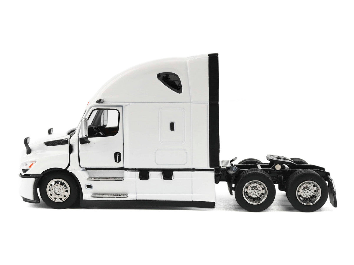 2025 Freightliner Cascadia Gen-5 Sleeper Cab Truck Tractor Winter White "Transport Series" 1/64 Diecast Model by Diecast Masters
