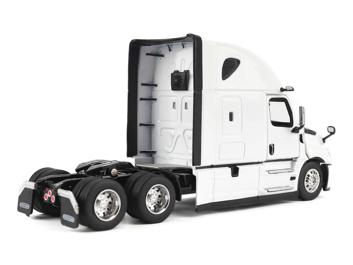2025 Freightliner Cascadia Gen-5 Sleeper Cab Truck Tractor Winter White "Transport Series" 1/64 Diecast Model by Diecast Masters