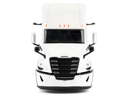 2025 Freightliner Cascadia Gen-5 Sleeper Cab Truck Tractor Winter White "Transport Series" 1/64 Diecast Model by Diecast Masters