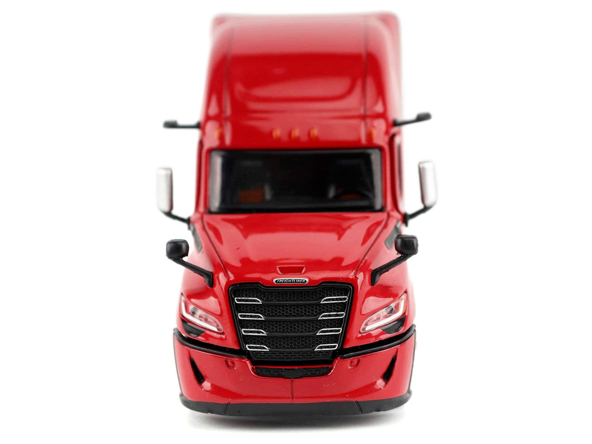 2025 Freightliner Cascadia Gen-5 Sleeper Cab Truck Tractor Red "Transport Series" 1/64 Diecast Model by Diecast Masters