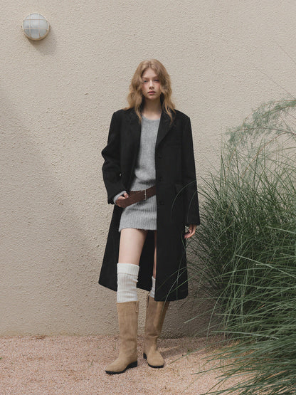 Muffin Tailored Single Long Coat