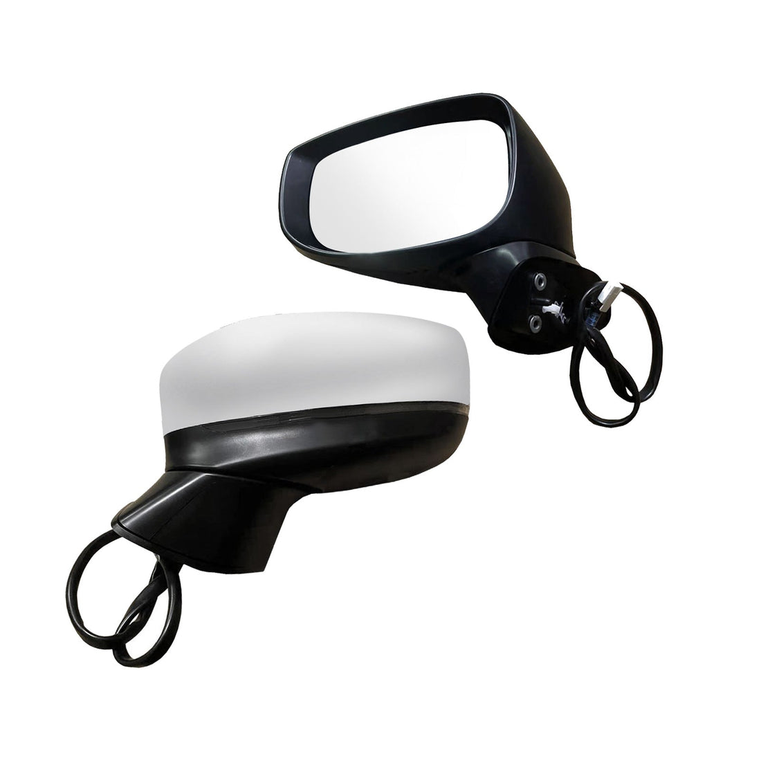 Door Mirror Silver Suitable for Mazda CX-5 KF With Blind Spot 9 Wires