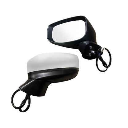 Door Mirror Silver Suitable for Mazda CX-5 KF With Blind Spot 9 Wires