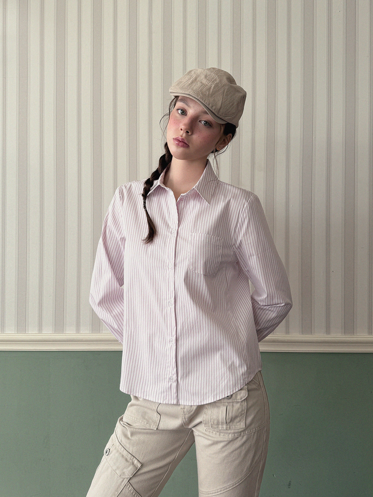 Bandi Pocket Semi-Bootcut Long Pants