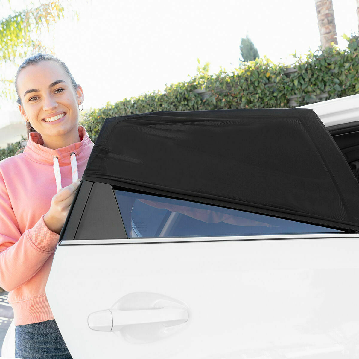 Mesh Sunshade for the Car InnovaGoods 4 Units