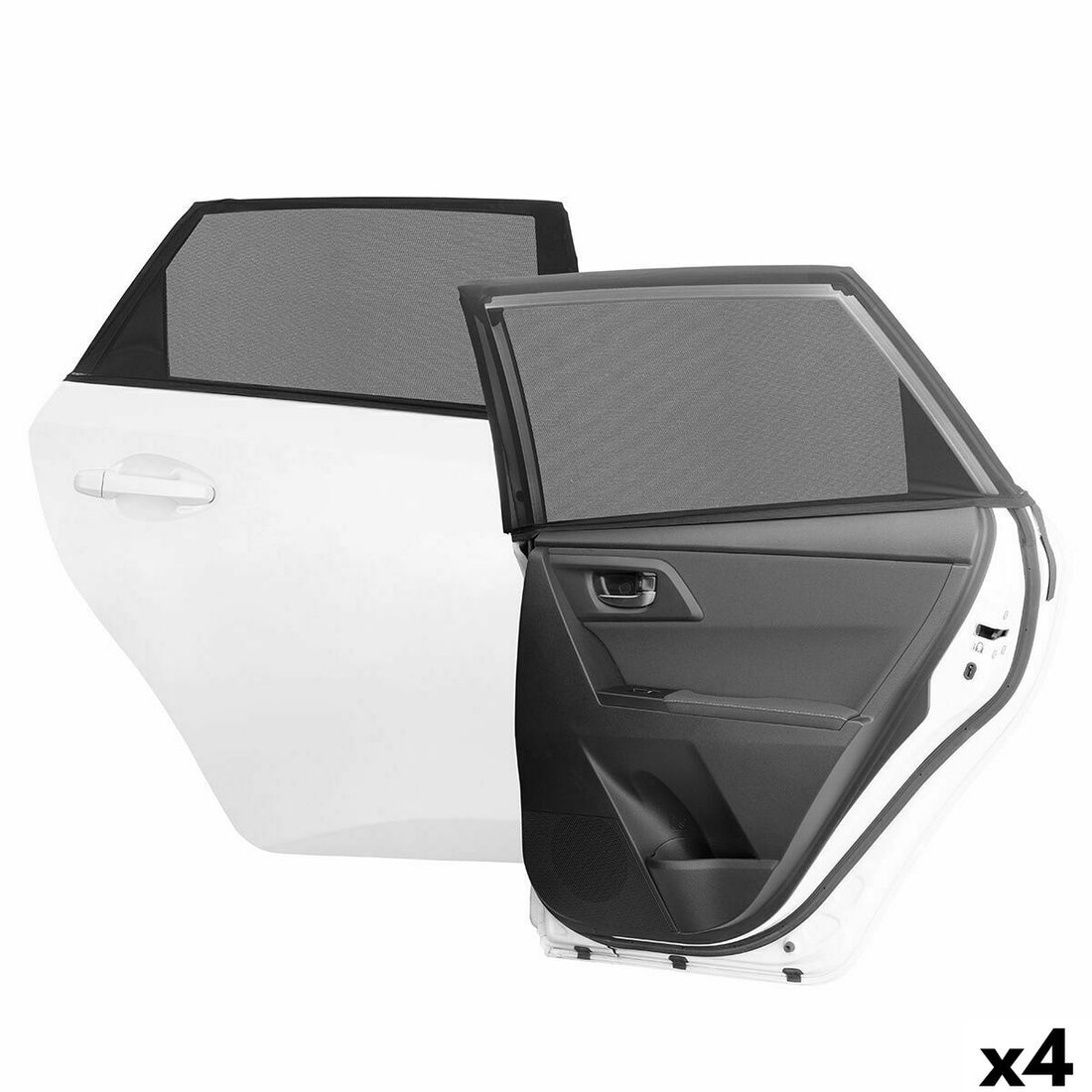 Mesh Sunshade for the Car InnovaGoods 4 Units