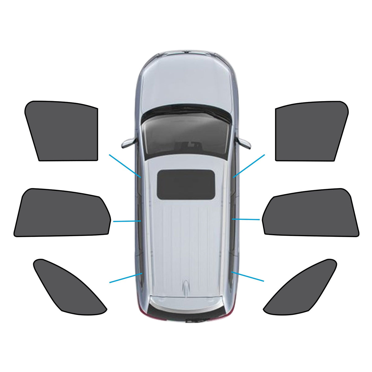 Magnetic Car Window Sun Shades Suitable for Mazda CX-3