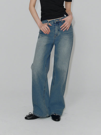 Indie Straight Long Denim Pants