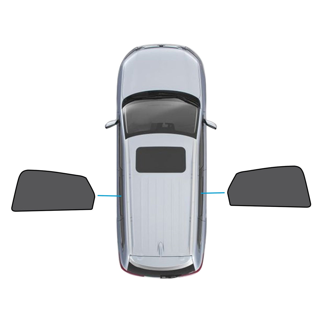 2x Rear Window Sun Shades Suitable for Mazda CX-30