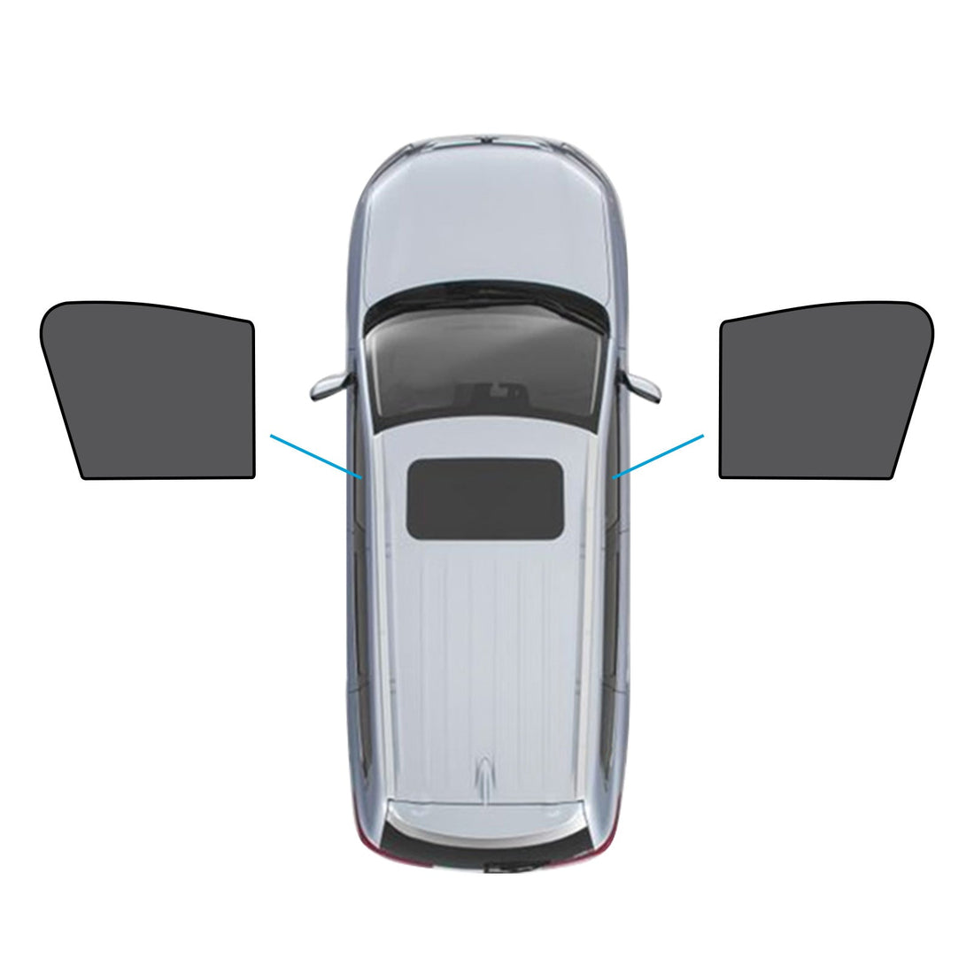 2x Front Car Window Sun Shades Suitable for Mazda CX-30