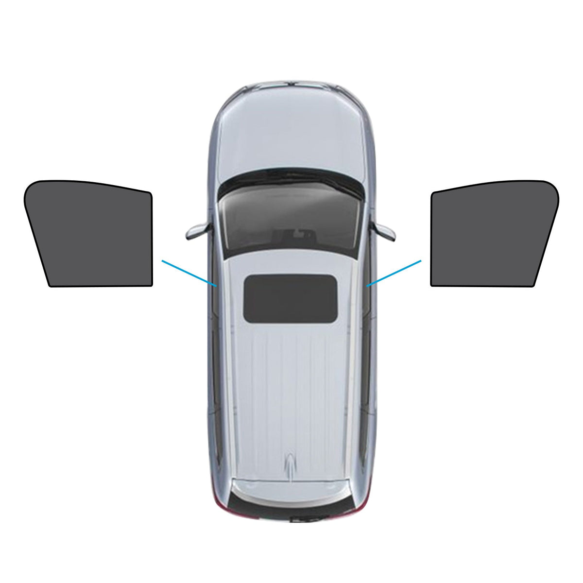 2x Front Car Window Sun Shades Suitable for Mazda CX-30