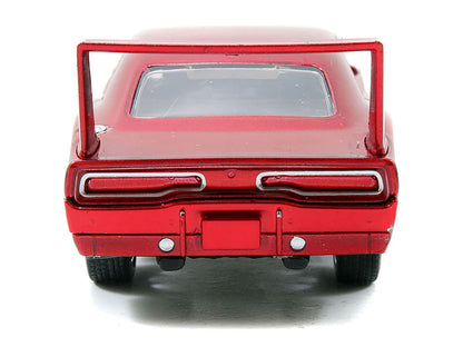 Dom's Dodge Charger Daytona Red Metallic "Fast & Furious 6" (2013) Movie "25 Years of Fast & Furious" Series die cast model car by Jada