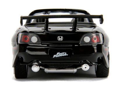 Honda S2000 Convertible Black with Graphics "The Fast and the Furious" (2001) Movie "25 Years of Fast & Furious" Series 1/32 Diecast Model Car by Jada