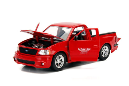 Ford F-150 SVT Lightning Pickup Truck Red "The Fast and the Furious" (2001) Movie "25 Years of Fast & Furious" Series 1/24 Diecast Model Car by Jada
