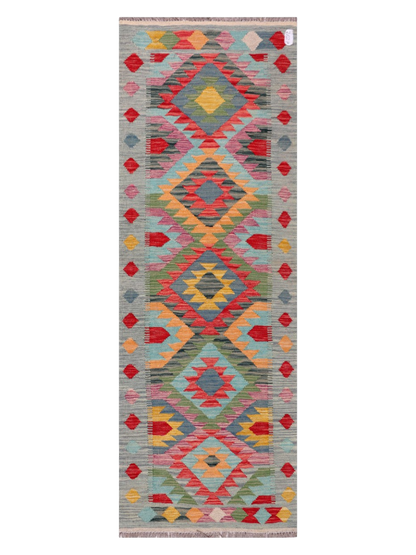 Maimana Kilim Runner - 209 × 75 cm (6'10" x 2'6")