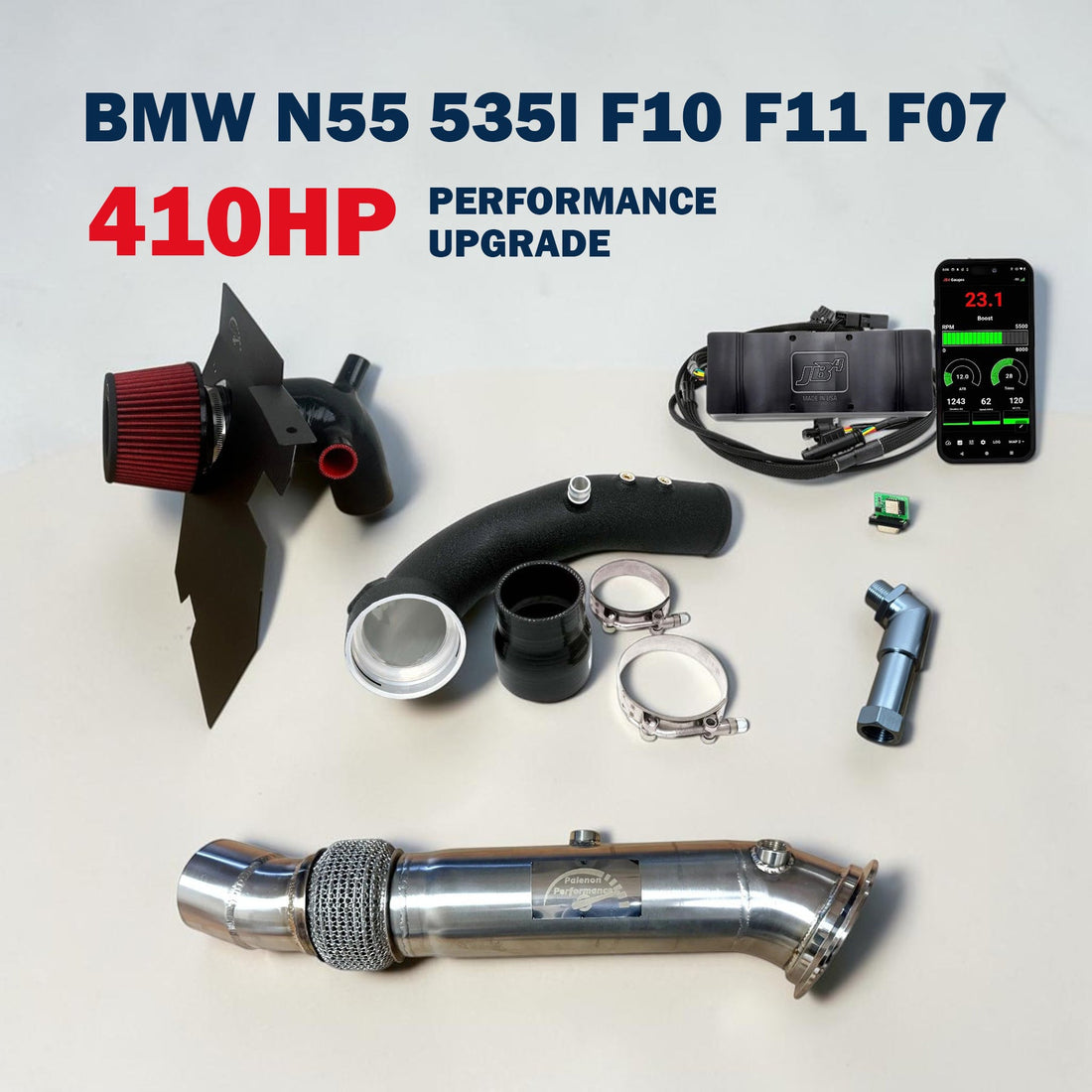 Upgrade de performanță de 430 CP pentru BMW N55 535i, 640i, 740i, X5, X6 (Șasiu F)