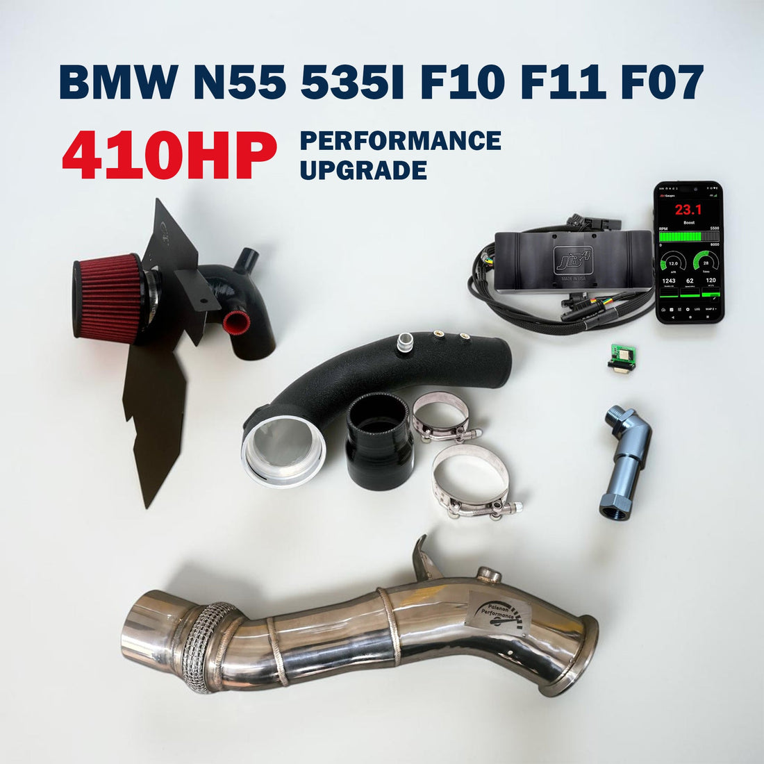 Upgrade de performanță de 430 CP pentru BMW N55 535i, 640i, 740i, X5, X6 (Șasiu F)