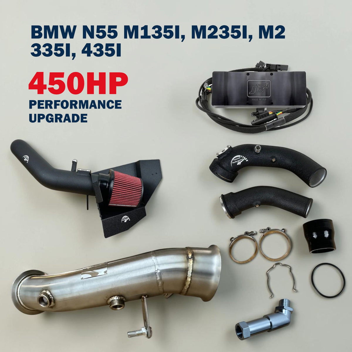 Upgrade de performanță de 450 CP pentru BMW N55 M135i, M235i, M2, 335i, 435i (Șasiu F)
