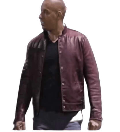 Vin Diesel Fast And Furious Real Leather Jacket Red