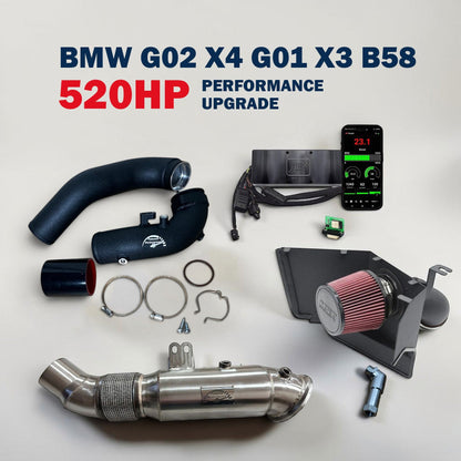 Upgrade de performanță 520CP pentru BMW G01 X3 &amp; G02 X4 M40i B58 2018-2024 | Palenon Performance