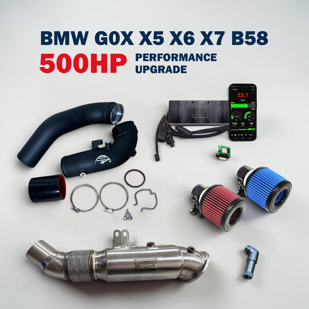Upgrade de performanță la 500 CP pentru BMW G05 X5, G06 X6, G07 X7 40i 2018-2023 | Palenon Performance