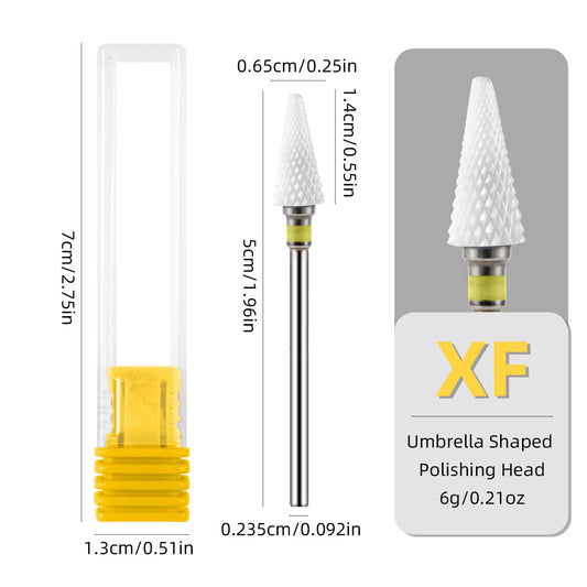 KVADRO Ceramic Nail Bit - Umbrella, Yellow- XF #403