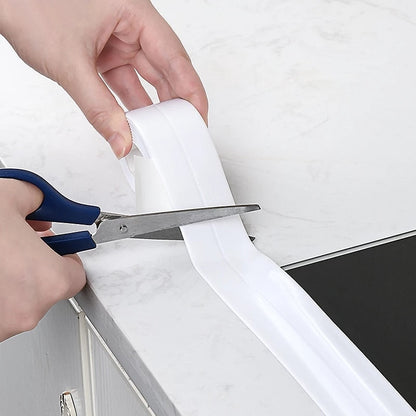Lookrover Bathroom Bath Sealing Strip Tape PVC Mildew Resistant – White 1m/2m/3.2m