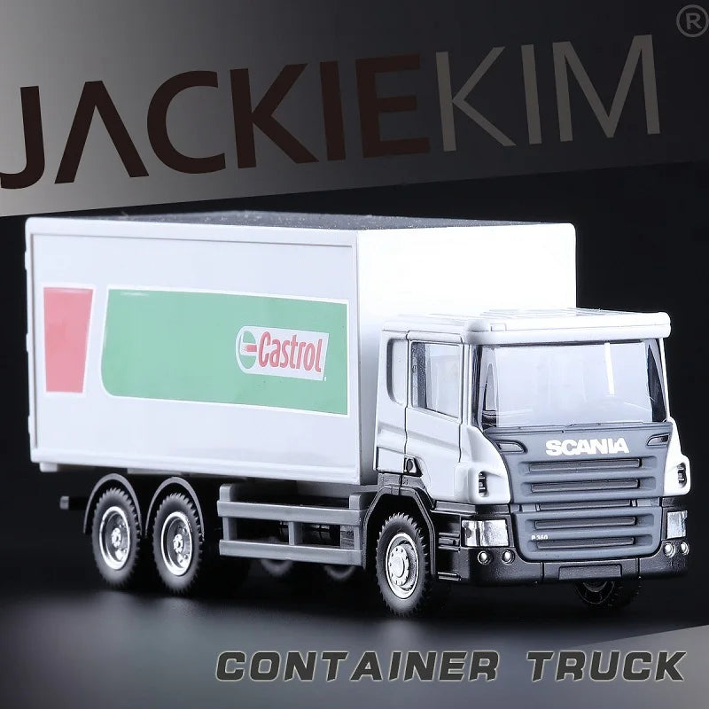 Lookrover RMZ City 1:64 Scania Container Transport Truck Alloy Diecast Simulation Model