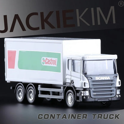 Lookrover RMZ City 1:64 Scania Container Transport Truck Alloy Diecast Simulation Model