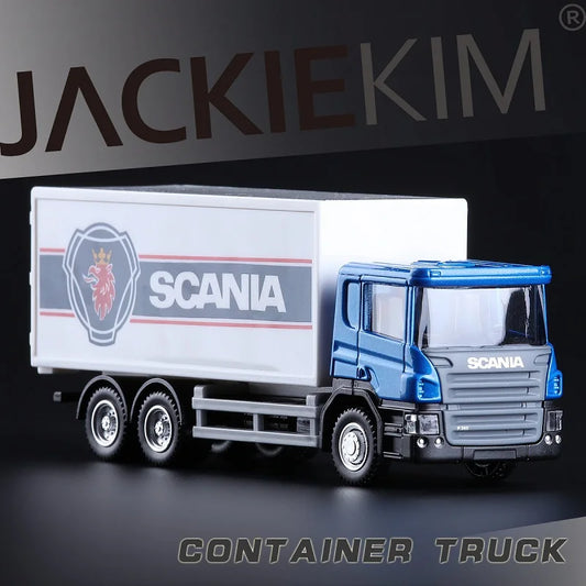 Lookrover RMZ City 1:64 Scania Container Transport Truck Alloy Diecast Simulation Model