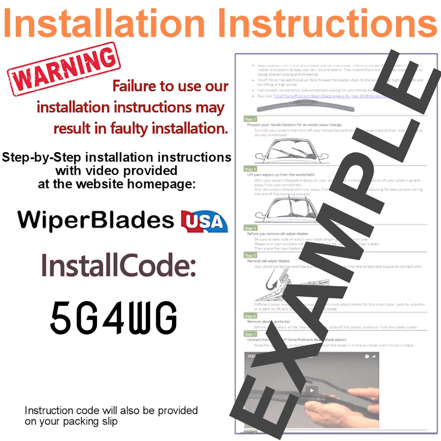 2002 Freightliner Sprinter 2500 Wiper Blades w/1yr Warranty (Set of 2) Wipers