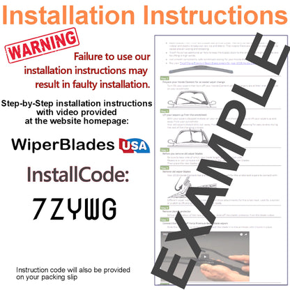 2014 Mazda CX-9 Wiper Blades Set w/1yr Warranty (Set of 2) Pulse Beam Wipers