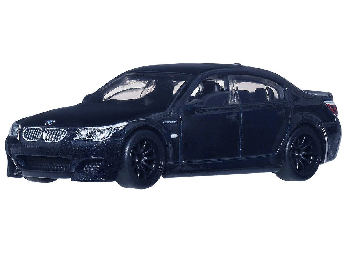 2010 BMW M5 Dark Blue Metallic "Fast & Furious 6" (2013) Movie "Fast & Furious" Series Diecast Model Car by Hot Wheels