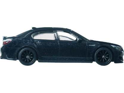 2010 BMW M5 Dark Blue Metallic "Fast & Furious 6" (2013) Movie "Fast & Furious" Series Diecast Model Car by Hot Wheels