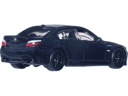 2010 BMW M5 Dark Blue Metallic "Fast & Furious 6" (2013) Movie "Fast & Furious" Series Diecast Model Car by Hot Wheels