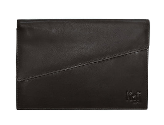 K0018AB | Porta Documenti Auto e Moto in Vera Pelle pieno fiore con leggera grana. Colore Nero. Chiusura con bottone automatico. Dimensioni: cm 19 x 13 x 1. Confezione: Sacchetto in Tnt
