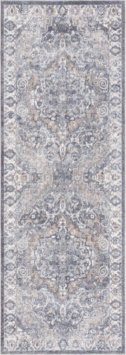 Aurum Blue Washable Area Rug