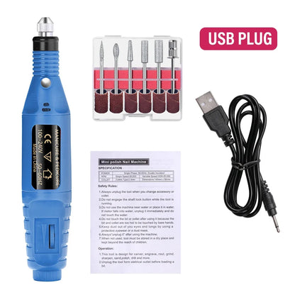 LULAA Electric Nail Drill Machine Set
