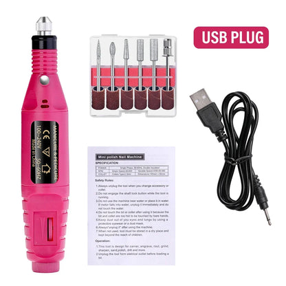 LULAA Electric Nail Drill Machine Set