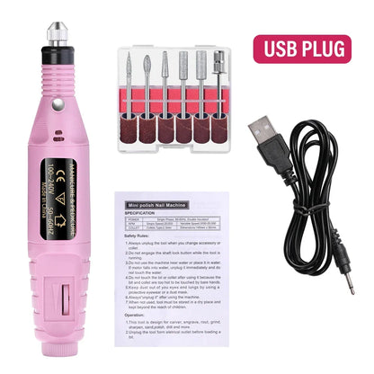 LULAA Electric Nail Drill Machine Set