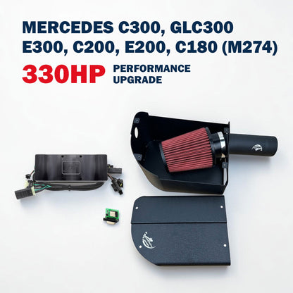 Upgrade de performanță 330 CP pentru motorul Mercedes M274 2.0L C300, GLC300, E300, C200, E200, C180 | Palenon Performance