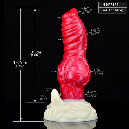 NNSX Augus Hellfire Dog Dildo