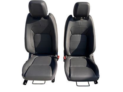 2X NOWE OEM FOTELE PRZEDNIE WENTYLOWANE CZARNA SKÓRA JAGUAR I-PACE X590 J9D3-14B719