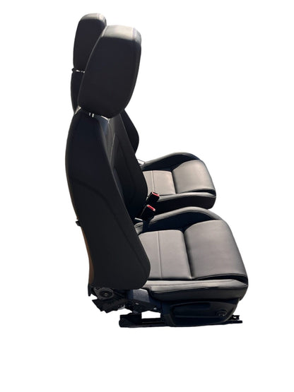 2X NOWE OEM FOTELE PRZEDNIE WENTYLOWANE CZARNA SKÓRA JAGUAR I-PACE X590 J9D3-14B719